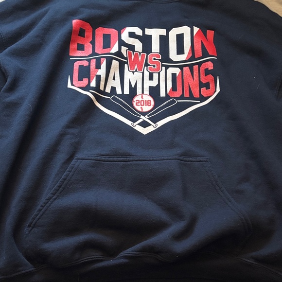 Boston Red Sox Champions Hoodie - Navy Blue - Picture 3 of 4
